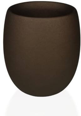 Ardella Orbis Maceta Decorativa 22x24 cm, Plato Opcional, Macetero Redondo Moderno Interior y Exterior, Diseño con Acabado Lacado Premium