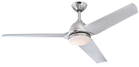 Deckenventilator Elyse 137 cm - Energiesparende LED Beleuchtung, 4 Geschwindigkeiten, Leiser Betrieb, mit Wandschalter, Sommer- und Winterfunktion, Modernes Design, Ideal für Wohn- und Arbeitszimmer