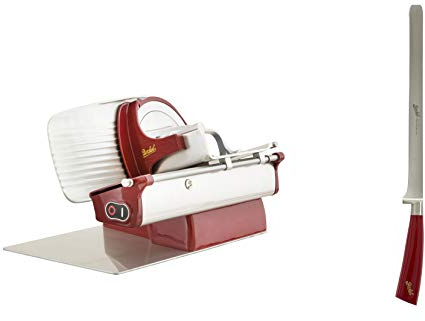 Berkel Schneidemaschine Home Line 250 rot + Schinkenmesser Berkel
