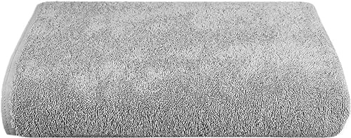 Tuva Home Asciugamano Asciugamano In Cotone 100 X 200 Cm Wellness Spa Asciugamano Sauna Telo Da Bagno Asciugamano Professionale In Spugna 100% Cotone Asciugamano Da Massaggio (Grigio)