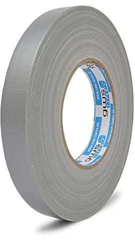 gws Premium Gewebeband, Panzertape mit exzellenter Klebkraft, UV-beständig, wasserfestes Packatape, 80 Mesh-Gewebe, Gewebeklebeband zur vielseitigen Anwendung (1, silber, 50 m x 19 mm)