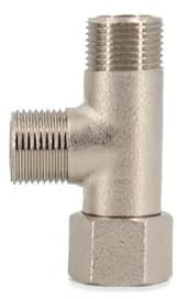 1PC T-Type Three-Way Plumbing Pipe Fittings Copper Joints Toilet Bidet Women's Washers Body Cleaners Live Joints-B,1/2