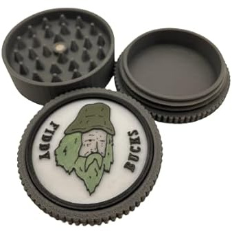 Donny Fiddy Bucks Herb Grinder - Big LEZ Show - Judge Grinda - 3D Printed (Dark Grey, Original)