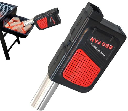 Holzofengebläse | kabelloser elektrischer Luftgebläse, Holzkohlegrill-Gebläse, Grillzubehör für Camping, , Kochen