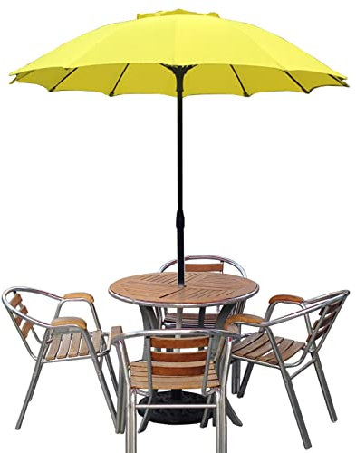 IUokLU Parasol Parasol De Jardin Mini Parasols De Patio Extérieurs, Parasol De Table Portable Autoportant Rond De 1,7 M, Parasol De Marché De Balcon De Plate-Forme De Plage, Multicolore en Option