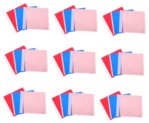 HAPINARY 300blätter Wärmeübertragungsfolie Für Karten Diy Transferfolie Bastelarbeiten Folienbündel Transferfolie Für Dekoration Einladungskarten Geschenkboxen