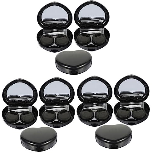Healvian 9sets Portable Contacts Case Travel Contacts Case Box for Tool for Halloween Eye