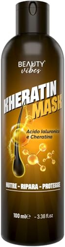 Kheratin Mascarilla Reestructurante con Queratina, 200ml | Para Cabellos Secos, Encrespados y Dañados, Tratamiento Nutritivo y Reparador, Efecto Suavidad y Anti-Encrespamiento
