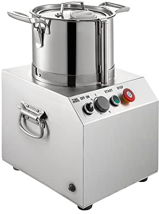 YXZQLOZ 750W non-stick commercial meat grinder, electric meatball forming machine, automatic meatball machine, 200-230 pieces/min (Silver 15L)