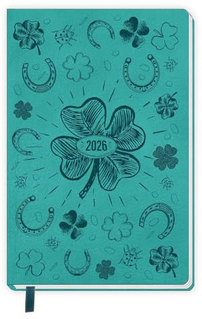 Trötsch Taschenkalender A7 Soft Touch Glück 2026: Soft Touch Terminkalender