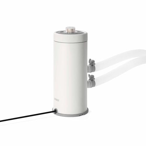 Intex Épurateur cartouche C1000, filtration 3785 l/h, cartouche type A, compatible avec piscines jusqu'à 21 100 L, indicateur de changement de cartouche, technologie Hydro Aeration (55276)
