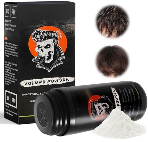 30g Polvere Capelli con Effetto opaco, Polvere Capelli per Donna e Uomo, Qualità Polvere Volumizzante Capelli,Polvere per capelli，Uso per Riempire I Capelli Diradati，per capelli più spessi e pieni