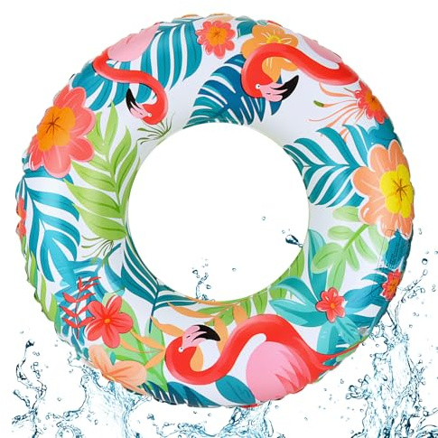 GUBOOM Schwimmring Kinder, Aufblasbare Schwimmbecken Schwimmer, Dauerhafter Schwimmreifen, Luftmatratze Schwimmreifen Aufblasbar für Kinder 5-9 Jahre