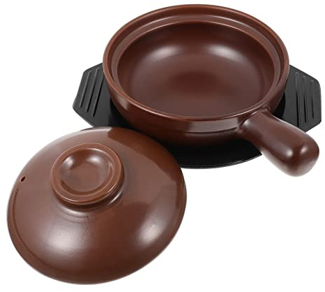 STOBAZA Cacerola De Cerámica Asa Para Cocinar Sopa Tazones Para Sopa De Cebolla Francesa Utensilios De Cocina Para Uso La Cocina Cazuela De Cerámica Hogar