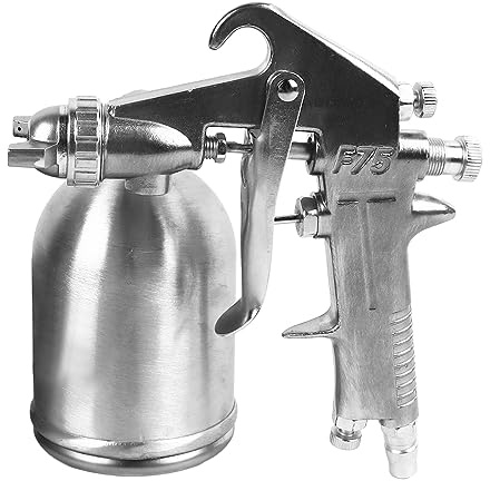 HELEVIA Pulverizador de pintura con aleación de aluminio, pulverizador neumático de alta atomización para muebles de coche, pintura de casa, para satisfacer una variedad de necesidades de pintura