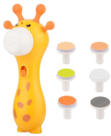 Coupe-ongles Électrique Pour Bébé Meulage Doux Conception Sûre 2 Vitesses Fonctionnement Silencieux 6 Têtes De Meulage Outil De Soins Pour Nourrissons Polisseuse Pour Bébé Conception À Prise