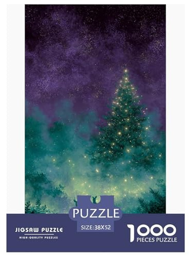 Forêt Enchantée Puzzles 1000 Pièces Jeu De Défi Jouet Adultes Et Enfants Jeu De Puzzle Plaisir De Famille Détente Cadeau Décoration Maison 52x38cm/1000pcs