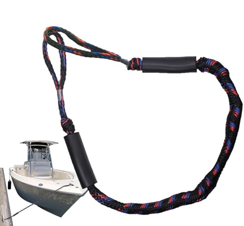 Boots - Cuerda de amarre y amarre para muelles, 1,2 m de longitud, impermeable, antideslizante, absorbe los golpes, cuerdas de anclaje y cuerdas de muelle, para canoas, lanchas, kayaks, equipaje