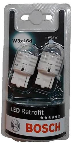 Bosch -W21W LED Retrofit lampes auto - 12 V 2,5 W W3x16d - 2 ampoules