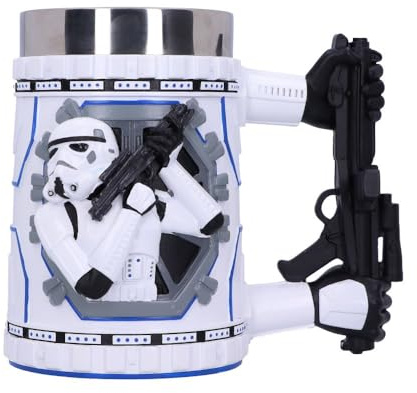 NEMESIS NOW Offiziell lizenzierter Stormtrooper-Krug, Weiß, 18 cm