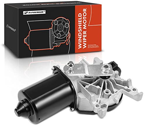 A-Premium Front Windshield Wiper Motor Compatible with Cadillac Escalade, Escalade (ESV/EXT) & Chevy Avalanche 1500/2500, Silverado 1500/2500/3500, Suburban 1500/2500, Tahoe & GMC Sierra 1500, Yukon
