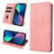 Leaisan Handyhülle für iPhone 13 Mini Hülle Premium Leder Flip Klappbare Stoßfeste Magnetische [Standfunktion] [Kartenfächern] Schutzhülle für iPhone 13 Mini Tasche - Rose Gold