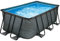 Frame Pool Elite 732 x 366 x 132 cm rechteckig anthrazit