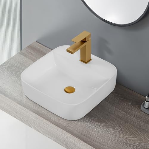 Home Square Counter Top Wash Basin (White Finish) CUPC Certified