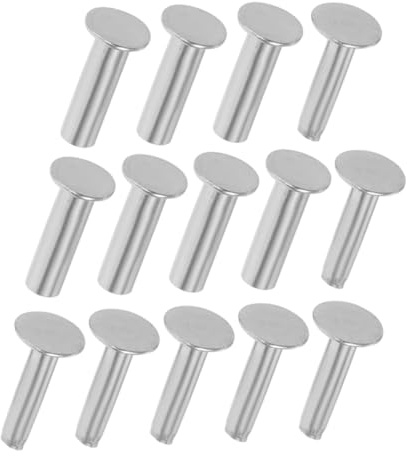 ULTECHNOVO 7 Pares de Remaches para Mango de Cuchillos de Acero Inoxidable Ajuste Seguro y Precisión Artesanal Mango de Madera para Cuchillo de Cocina