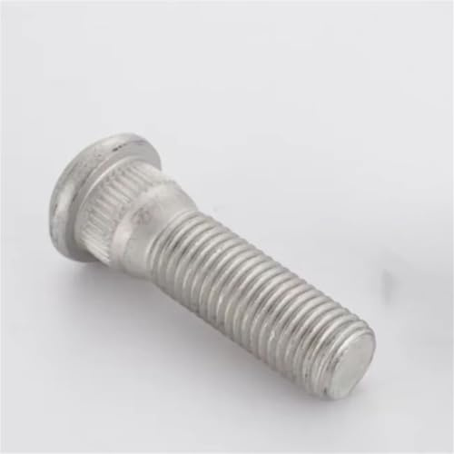 1 Pieza M12x1.25 Pernos Estriados De Cubo De Rueda Tornillos Diámetro Moleteado 12,3/14,3mm Longitud 55mm Pernos De Acero Largos Pernos De Neumáticos Accesorios De Coche Tuerca De Rueda Rueda Tornillo