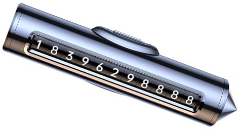 THINCAN Auto Temporärer Parkplattensicherheit Hammer Hammer Auto Auto Armaturenbrett Platte Glas Breaker