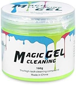 Magic Cleaning Gel – Reusable, Durable & Lemon Scented Dust Cleaner | Keyboard, Car & Home Appliance Cleaning Putty for Office & Household