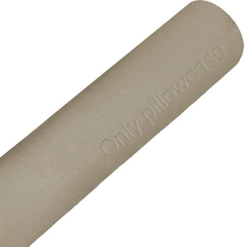 DOGACA Housse de Coussin Ronde for Traversin Cylindrique - Taie d'oreiller avec Fermeture Éclair, Respirante Housse Lavable for Oreiller de Corps Long (Housse Uniquement)(20,70x20cm)