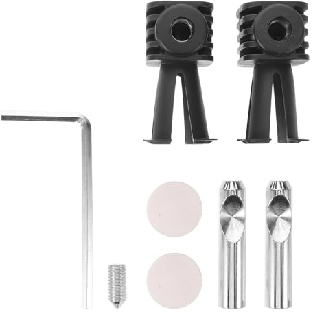 jojofuny Kit di Fissaggio per Wc Sospesi Viti Antiruggine e Staffa di Montaggio, Accessori per Riparazione Water Intelligente, Set per Installazione e Ancoraggi in Plastica per Bagno
