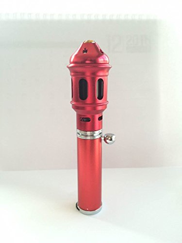 A-ONE Portable Incense Burner- Incense Jet Flame Lighter- Bakhoor Incense Wood Burner- Oud Diffuser Holder-1 Piece Color Random-Black Gold Blue Red Silver