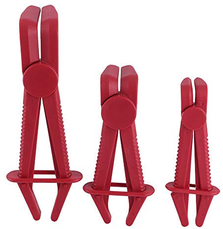 Schlauchklemmzange, 3 Stück Bremsschlauchzange Nylon Flexible Schlauchleitungsklemmzange Set für Bremsbrennstoff-Kühlmittel-Kühlerschläuche