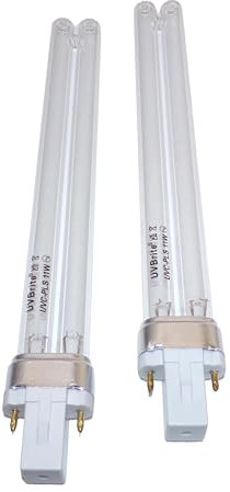 UVBrite® 2 x 11W PLS 2 Pin G23 UV-C Bulb Germicidal UV Lamp for Pond Filter UVC High Performance Quartz Algae Blanket Weed Control