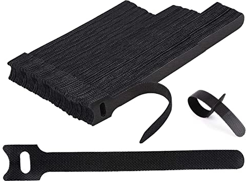 Honyear 100pcs Wiederverwendbare Kabelbinder in 3 Verschiedenen Längen—190mm/160mm/140mm