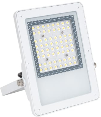 LEDKIA LED Fluter 50W Dimmbar TRIAC 170 lm/W IP65 ELEGANCE Slim PRO Weiss 4