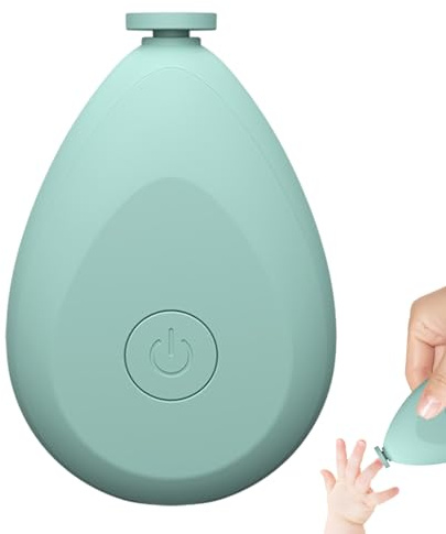 Little Nail Trimmer Electric DropShape BatteryOperated CarePolishTrim | with 4 Grinding Heads Battery Operated, Junior Clipper, , Junior, Kids, Adults, Toes, Fingernails