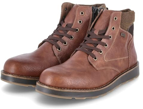 Rieker Herren Stiefel mit Warmfutter in braun - Gr. 42