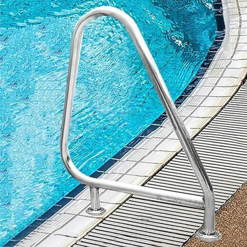 BTURYT Main Courante de Piscine Main Courante de Piscine Main Courante de Piscine Poignée de Rail échelle de sécurité antidérapante pour piscines - Installation Rapide Tube INOX