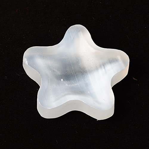 Cuenco con forma de estrella de selenita Natural for el hogar, espécimen de piedra, artesanías de cristal, colección de artículos de la suerte, regalo de decoración del hogar decoración de la habitaci
