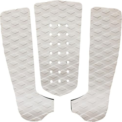 Zghhc 3 Teile/Satz Surfbrett Pad Anti-Slip Surfbrett Deck Grip Skimboard Traktion Pad Surfbrett Fuß Schwanz Pads Surfen Zubehör