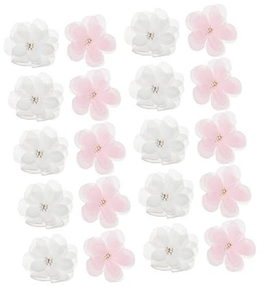 PLAFOPE 20stücke Blume Stickerei Patches Gestickte Applikationen Diy Nähen Zubehör Stoffpatches Mit Blumendesign Für Kleidung Hut Bastelarbeiten