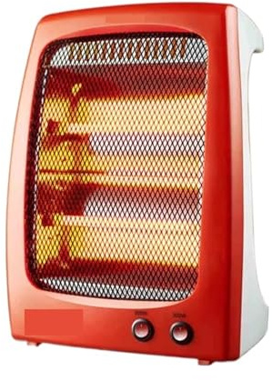 TRDEWR Stufa Portatile Riscaldatore Elettrico con Tubo al Quarzo di Potenza 600w, Seconda Marcia. Piccoli Riscaldatori Solari for Uso Domestico Consegna Rapida di Aria Calda