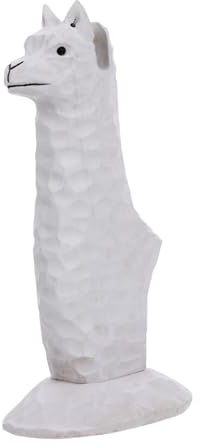 Garneck Alpaka Brillenhalter Brillenständer Aus Holz Cartoon Brillenablage Für Brillen Sonnenbrillen Und Kleine Accessoires Für Nachttisch Schreibtisch Kommode Büro Dekoration 6.30X3.54X0.98In