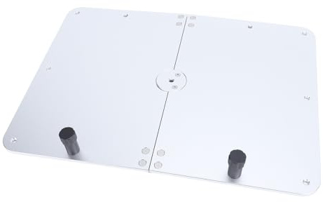 Huairdum Stativbricka för Bärbar Dator, Fällbart Stativ i Aluminiumlegering med 1/4 20 Gängade Hål, 13,3 X 9,8 Tum, Bärbar och Justerbar, Idealisk för projektor- och DJ-utrustning