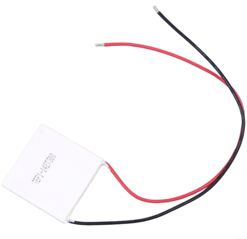 Termoelektrisk 40 x 40 mm för TEP1-142T300, peltiergenerator med kabel för elgenerering av temperaturskillnad, kompakt värmeplatta för industriella tillämpningar