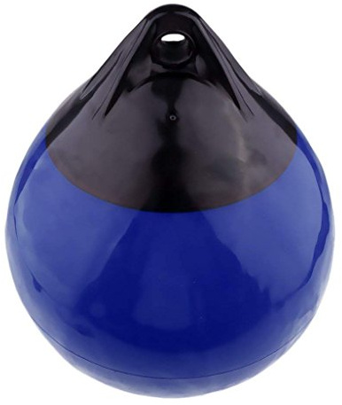 SGerste Aufblasbare Bootsfender Heavy Duty Marine Buoy Runde Markierungsboje Blau